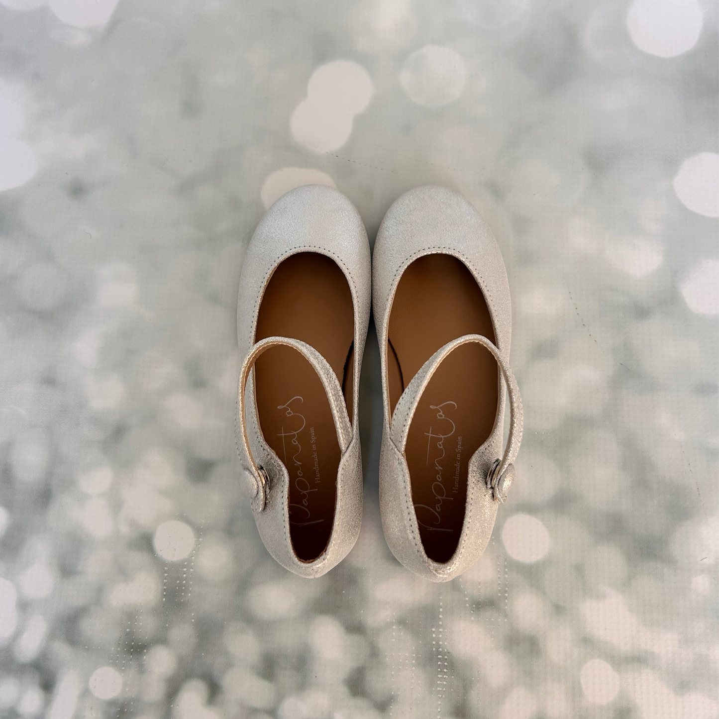 Brume – Silver Mary Janes