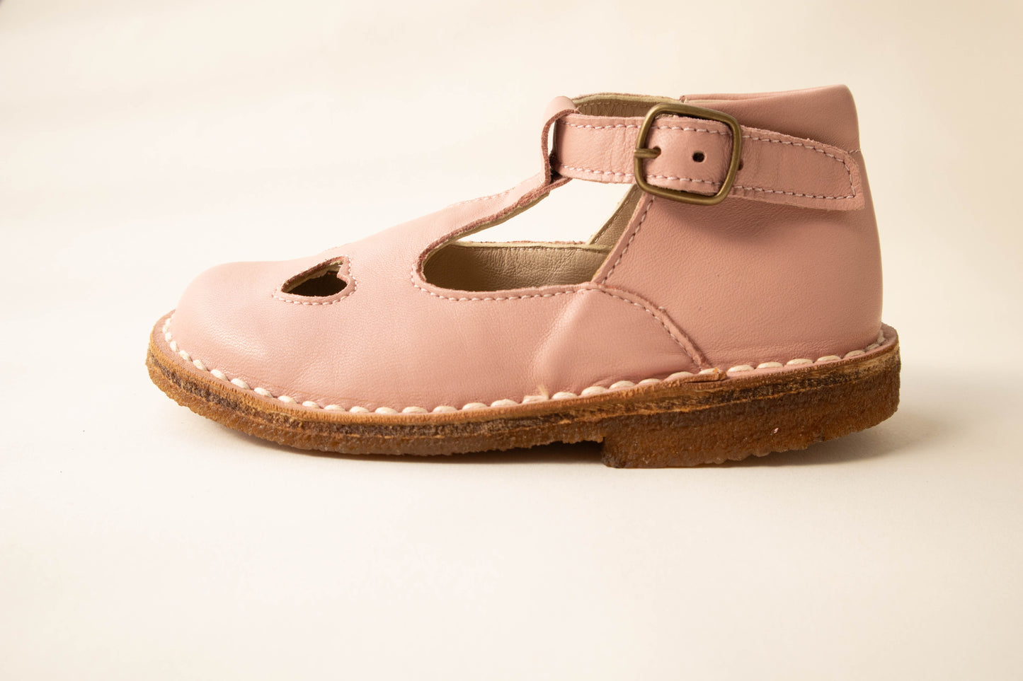Sandales coeur rose